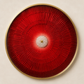 Red Radial Statement Wall Art