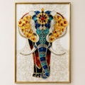 Jeweled Elephant Statement Wall Art