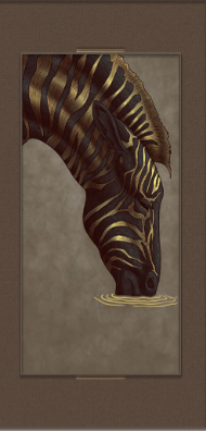 Zebra Portrait Wall Art