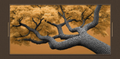 Golden Tree Wall Art
