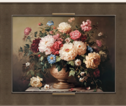 Classic Floral Bouquet Wall Art