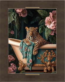 Luxury Leopard Interior Wall Art
